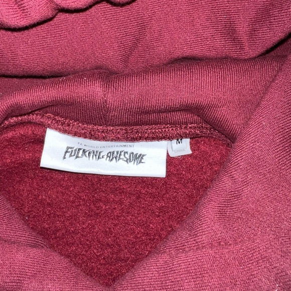 FA Filigree Hoodie (Maroon) - Picture 4 of 4